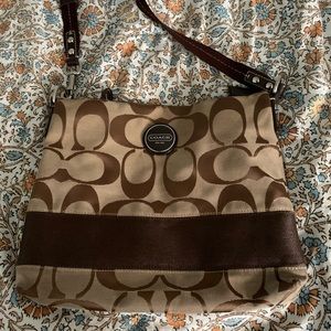 Coach Crossbody Bag , Brown